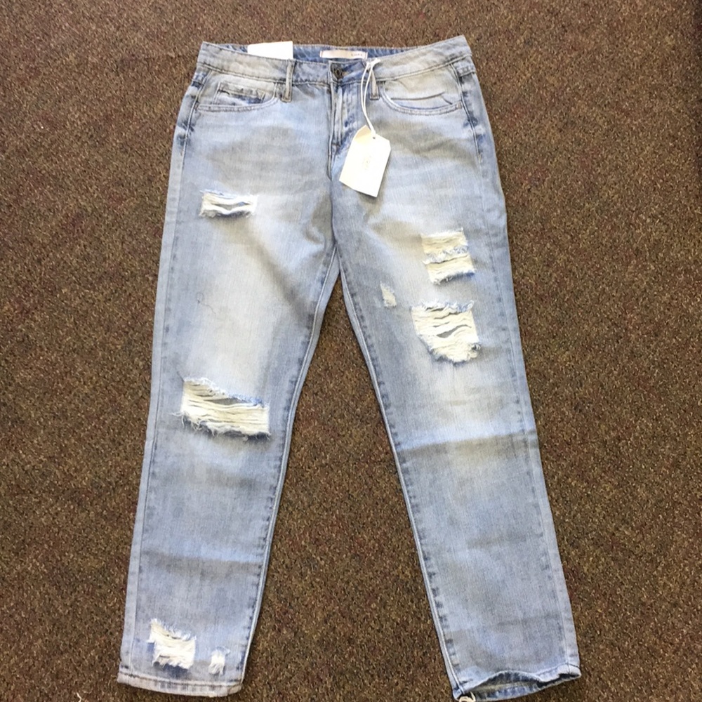 NWT Klique B destroyed mid rise jeans all sizes